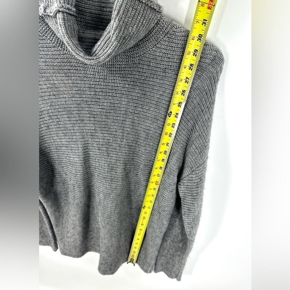 Lovers + Friends Turtleneck Sweater Women Small Wool Blend Ribbed Oversized Cozy - Picture 9 of 10